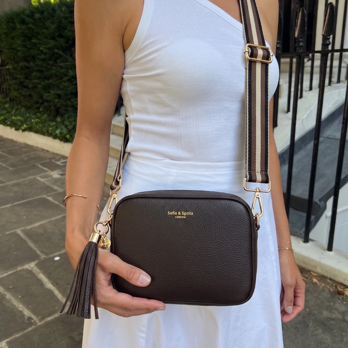 Lyla Crossbody Bag - Chocolate Brown