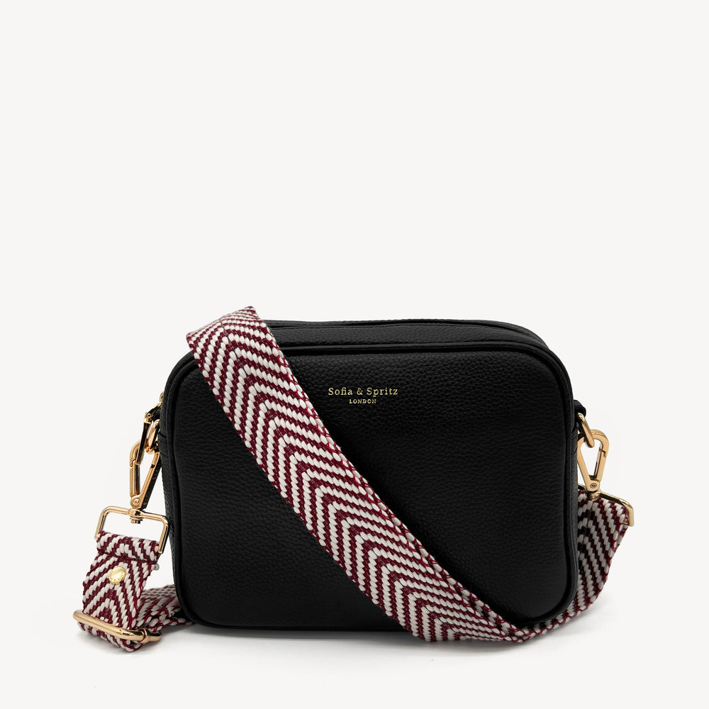 Burgundy & White Chevron Strap thumbnail-image-3