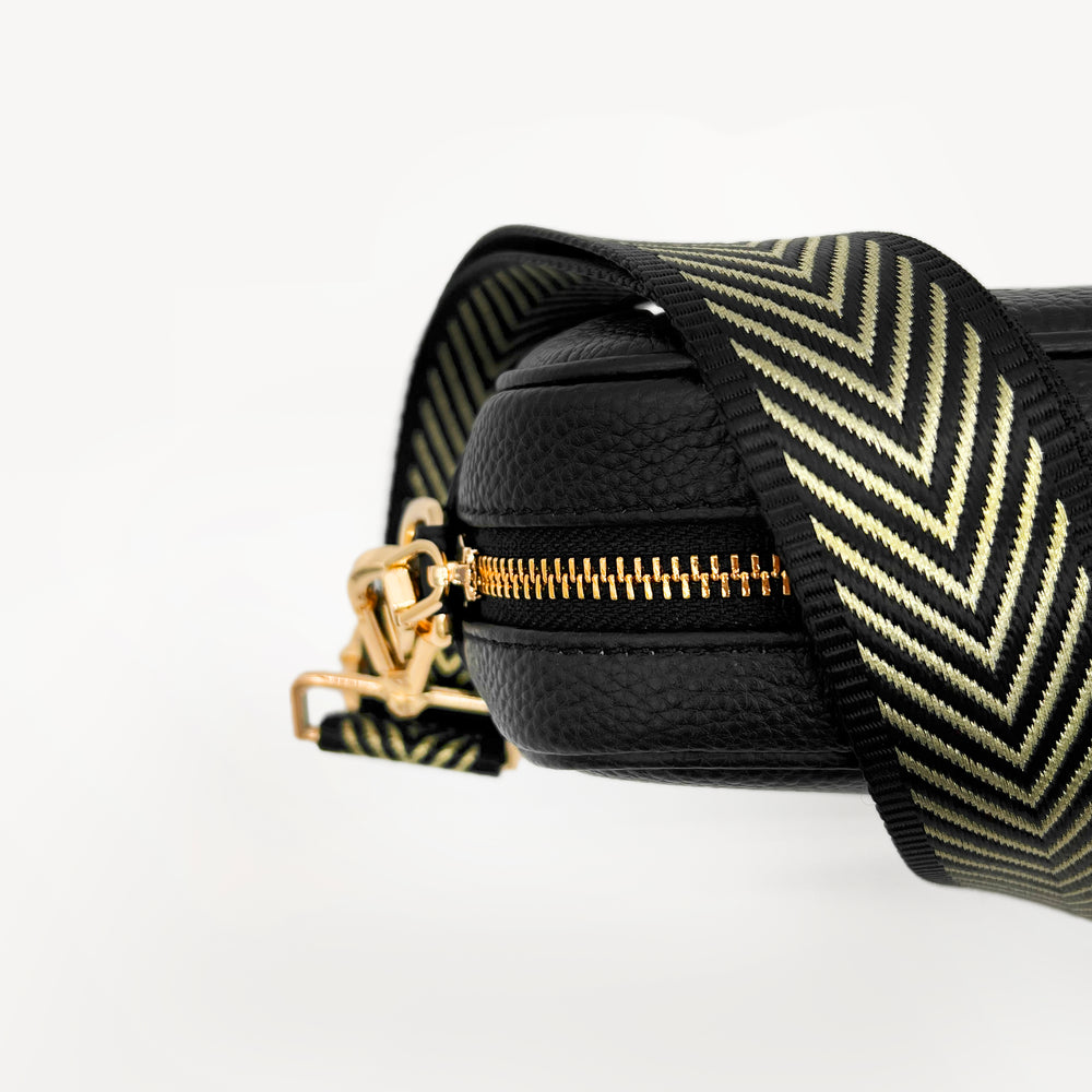 Black & Gold Chevron Strap thumbnail-image-5