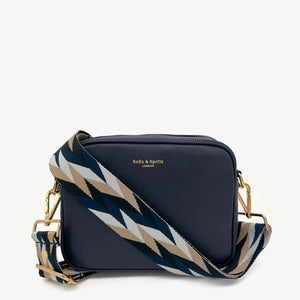 Lyla Crossbody Bag - Navy thumbnail-image-4