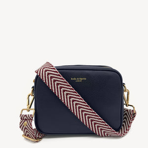 Burgundy & White Chevron Strap thumbnail-image-5