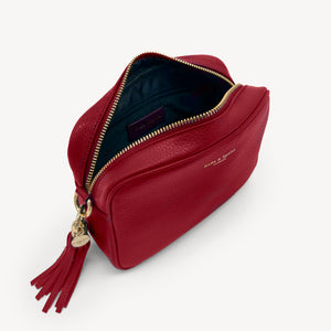 Lyla Crossbody Bag - Deep Cherry Red thumbnail-image-5