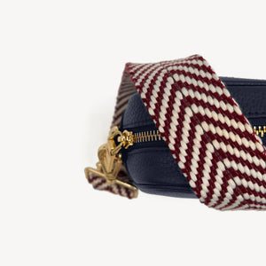Burgundy & White Chevron Strap thumbnail-image-6