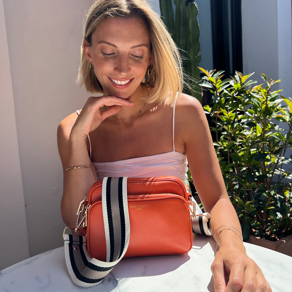 Alba Crossbody Bag - Orange thumbnail-image-12