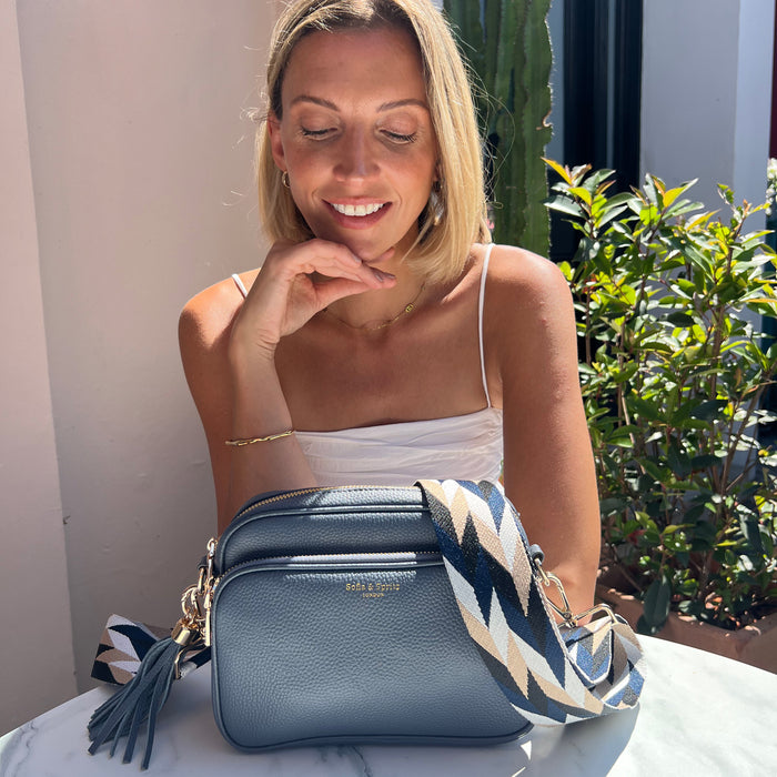 Alba Crossbody Bag - Shadow Blue