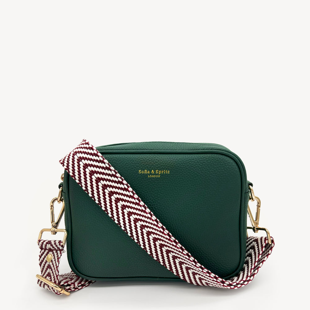 Burgundy & White Chevron Strap thumbnail-image-7