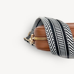 Black & White Stripe Aztec Strap thumbnail-image-20