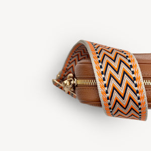 Orange, Black & Stone Aztec Strap thumbnail-image-20