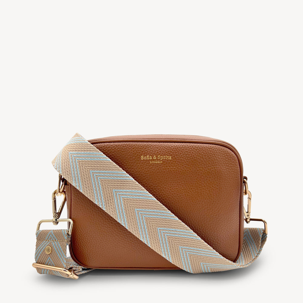 Pale Blue & Tan Arrow Strap thumbnail-image-19