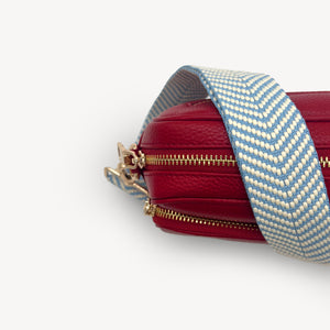 Sky Blue & White Chevron Strap thumbnail-image-28