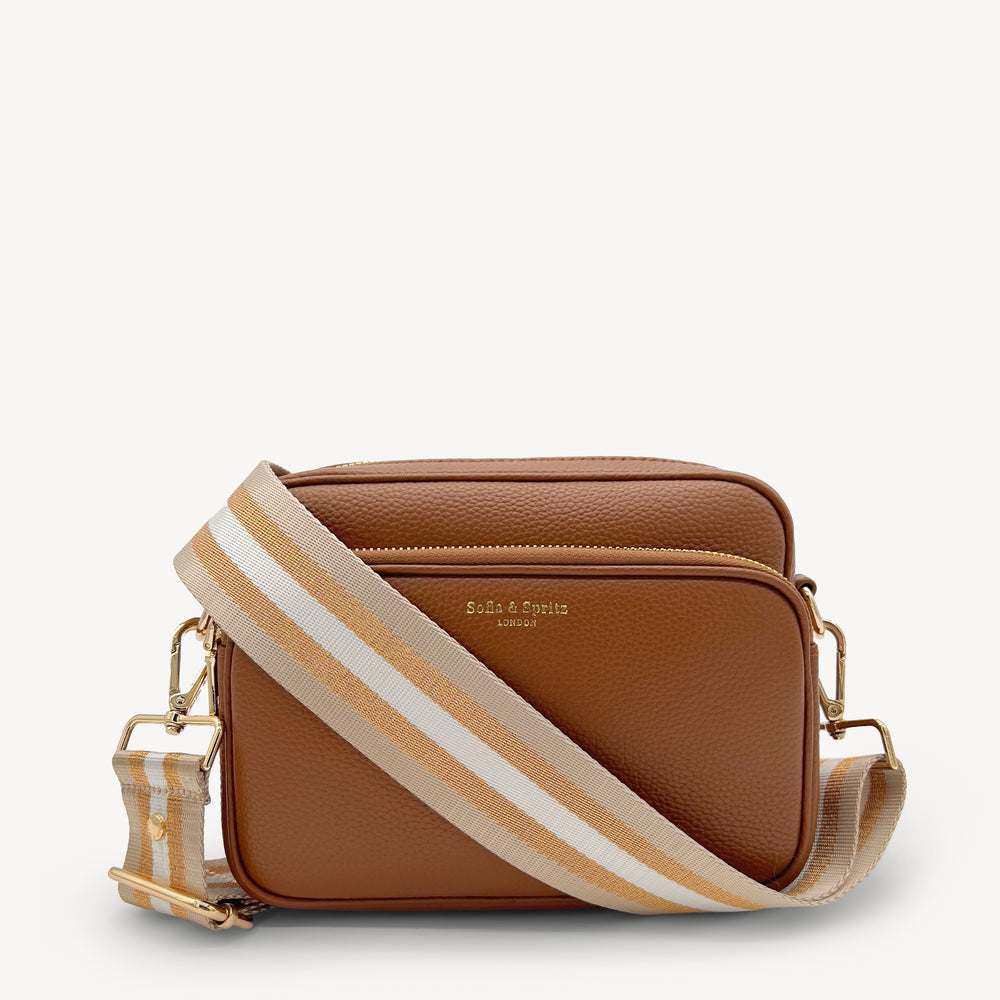 Alba Crossbody Bag - Tan thumbnail-image-4