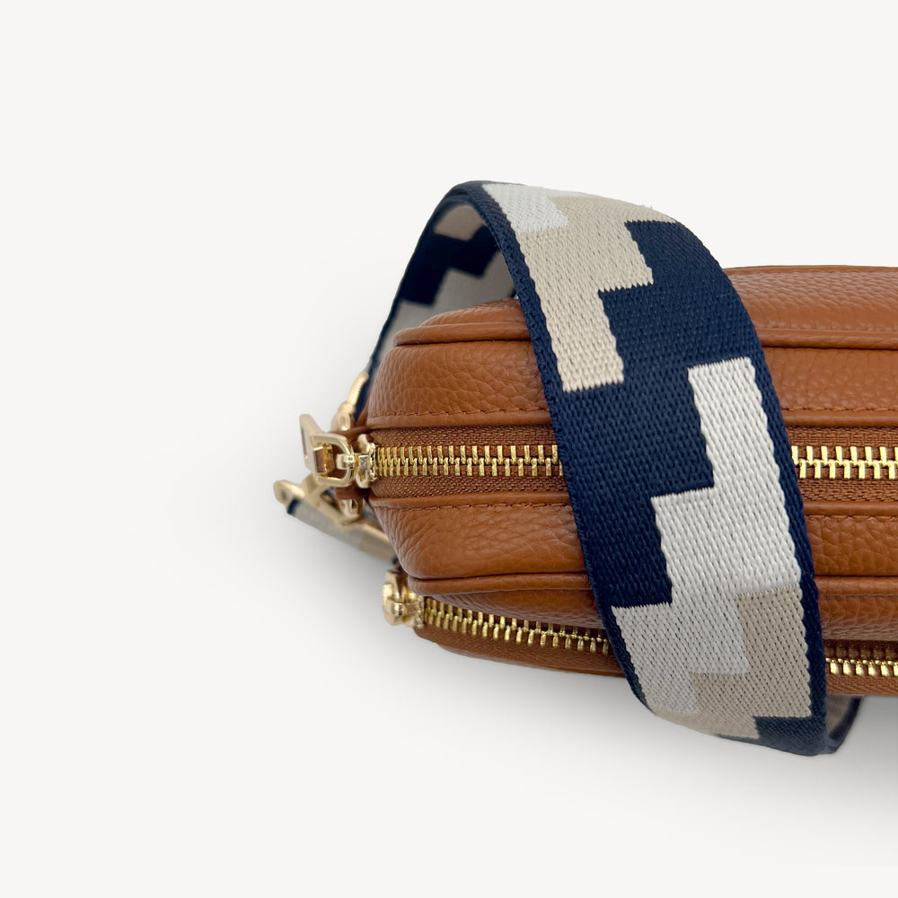 Navy, Stone & Tan Puzzle Strap thumbnail-image-33
