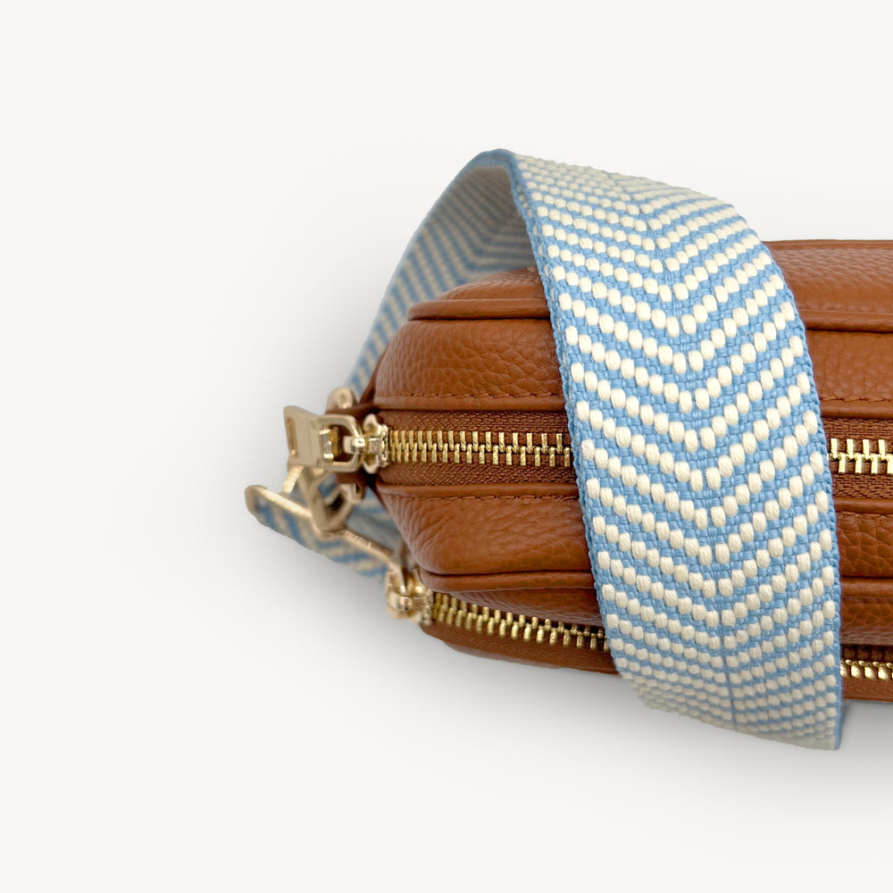 Sky Blue & White Chevron Strap thumbnail-image-32