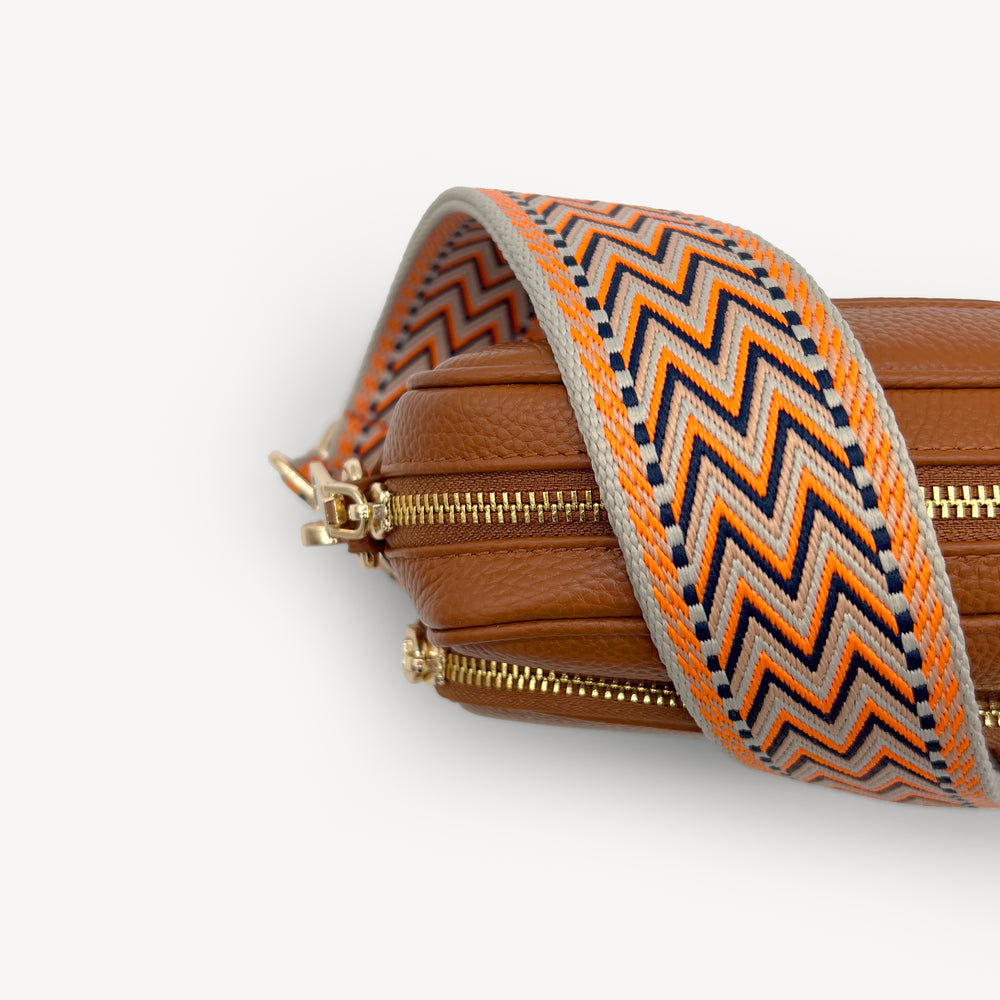 Orange, Black & Stone Aztec Strap thumbnail-image-30