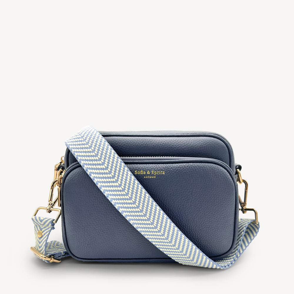 Sky Blue & White Chevron Strap thumbnail-image-45