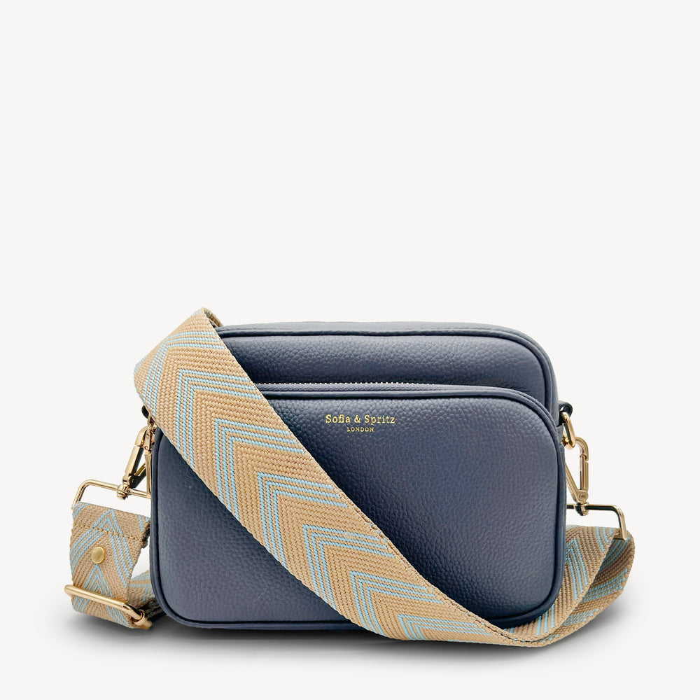 Pale Blue & Tan Arrow Strap thumbnail-image-35