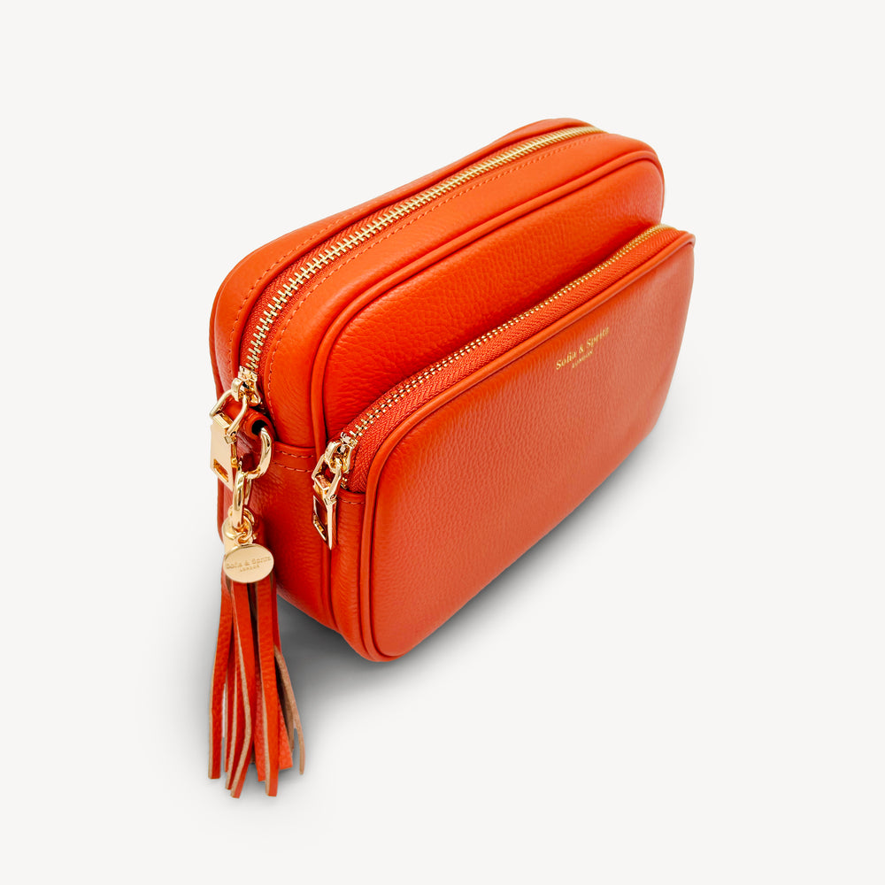 Alba Crossbody Bag - Orange thumbnail-image-5