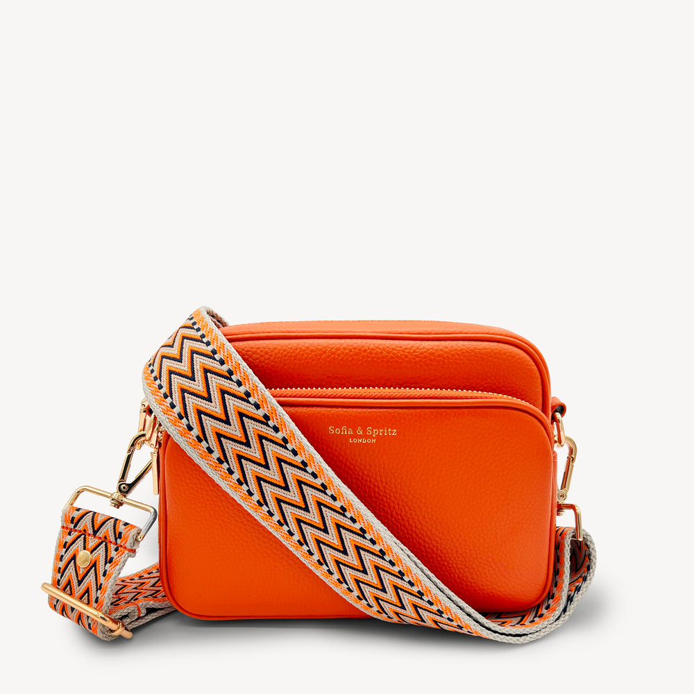 Orange, Black & Stone Aztec Strap thumbnail-image-39
