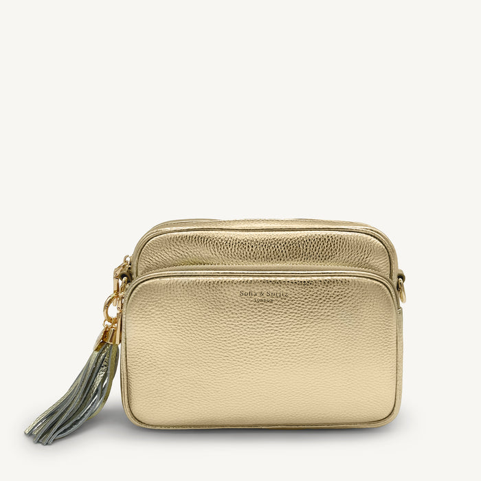 Alba Crossbody Bag - Gold
