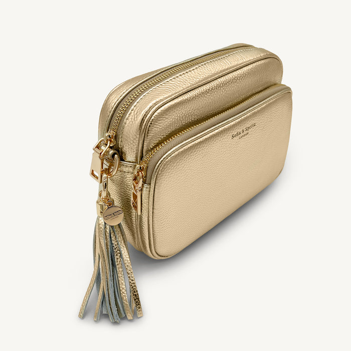 Alba Crossbody Bag - Gold
