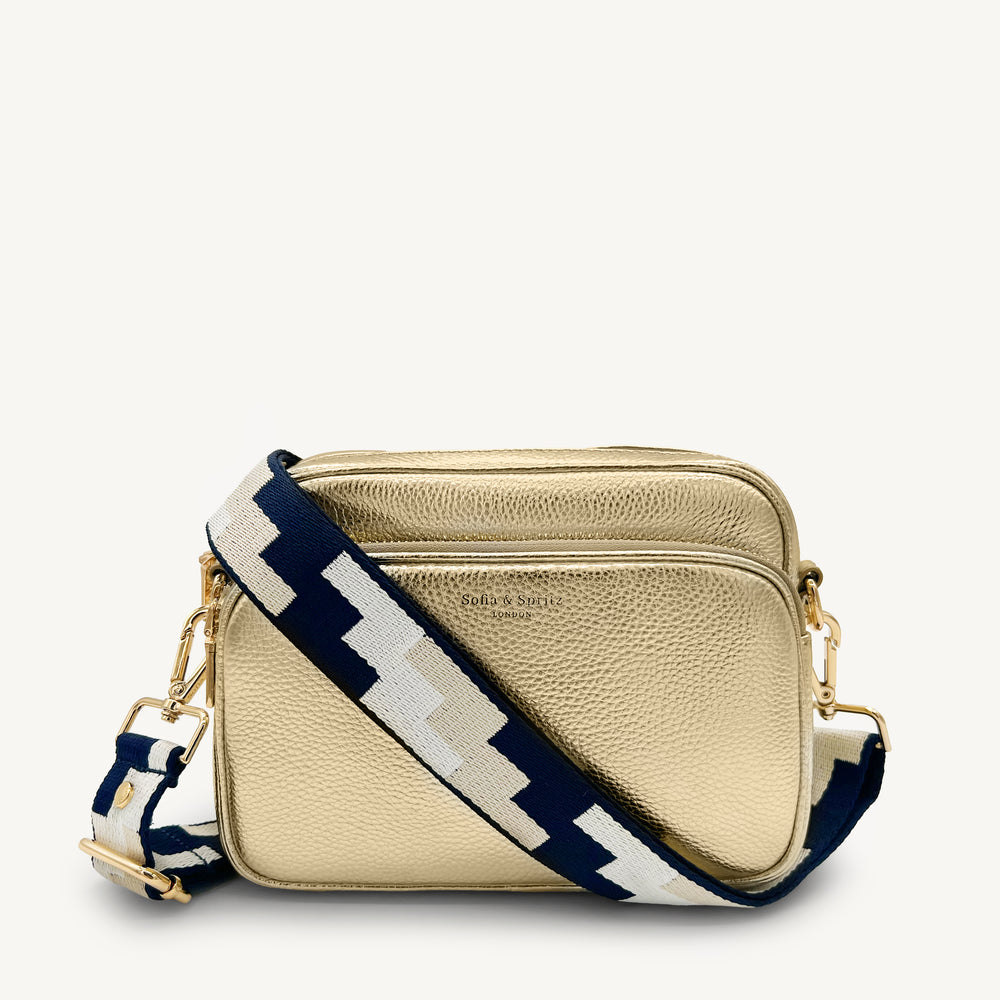 Navy, Stone & Tan Puzzle Strap thumbnail-image-40