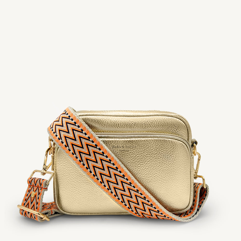 Orange, Black & Stone Aztec Strap thumbnail-image-41