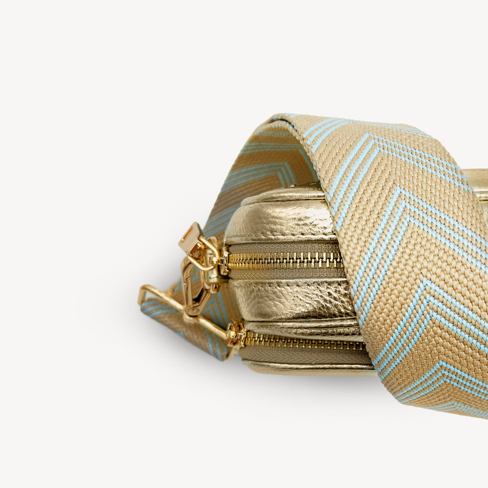 Pale Blue & Tan Arrow Strap thumbnail-image-40
