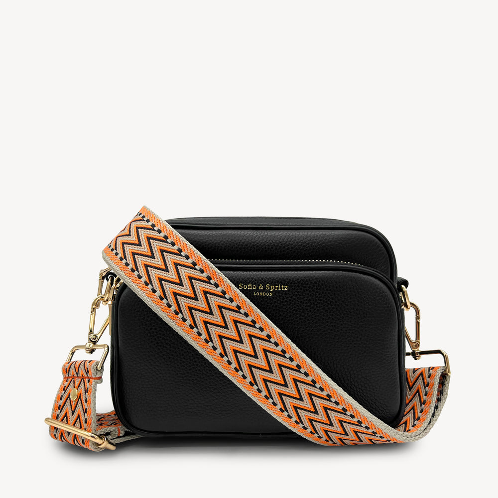 Orange, Black & Stone Aztec Strap thumbnail-image-33