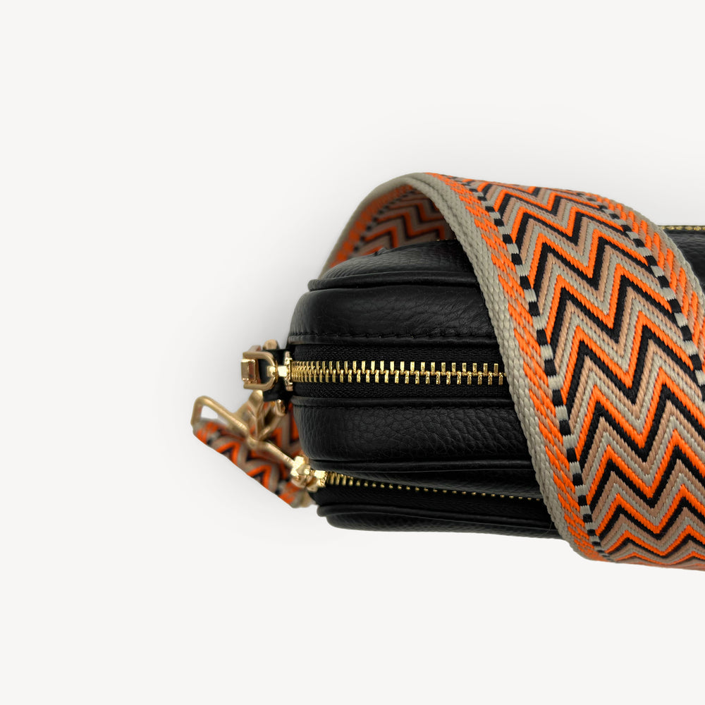 Orange, Black & Stone Aztec Strap thumbnail-image-34