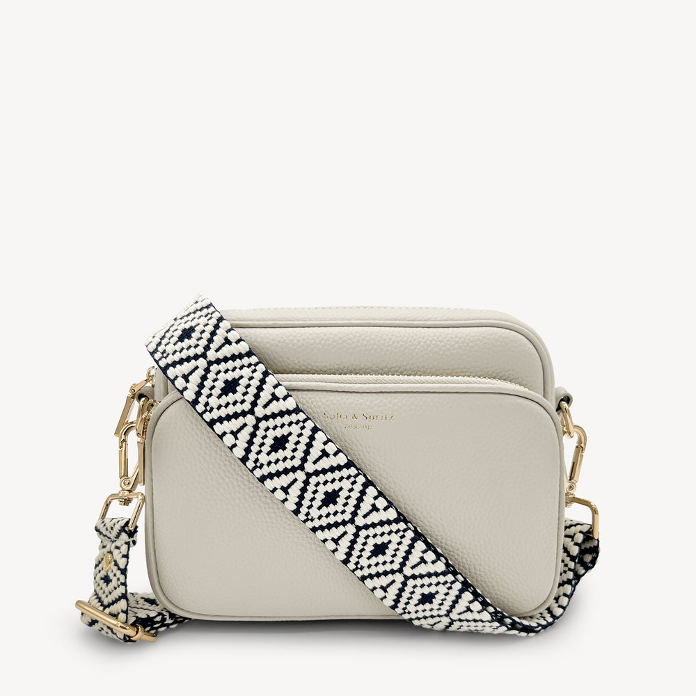 Navy & White Embroidered Strap thumbnail-image-30