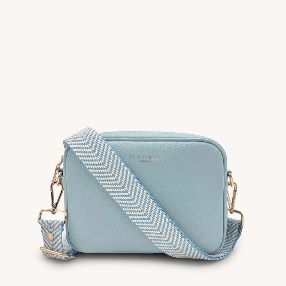 Sky Blue & White Chevron Strap thumbnail-image-19