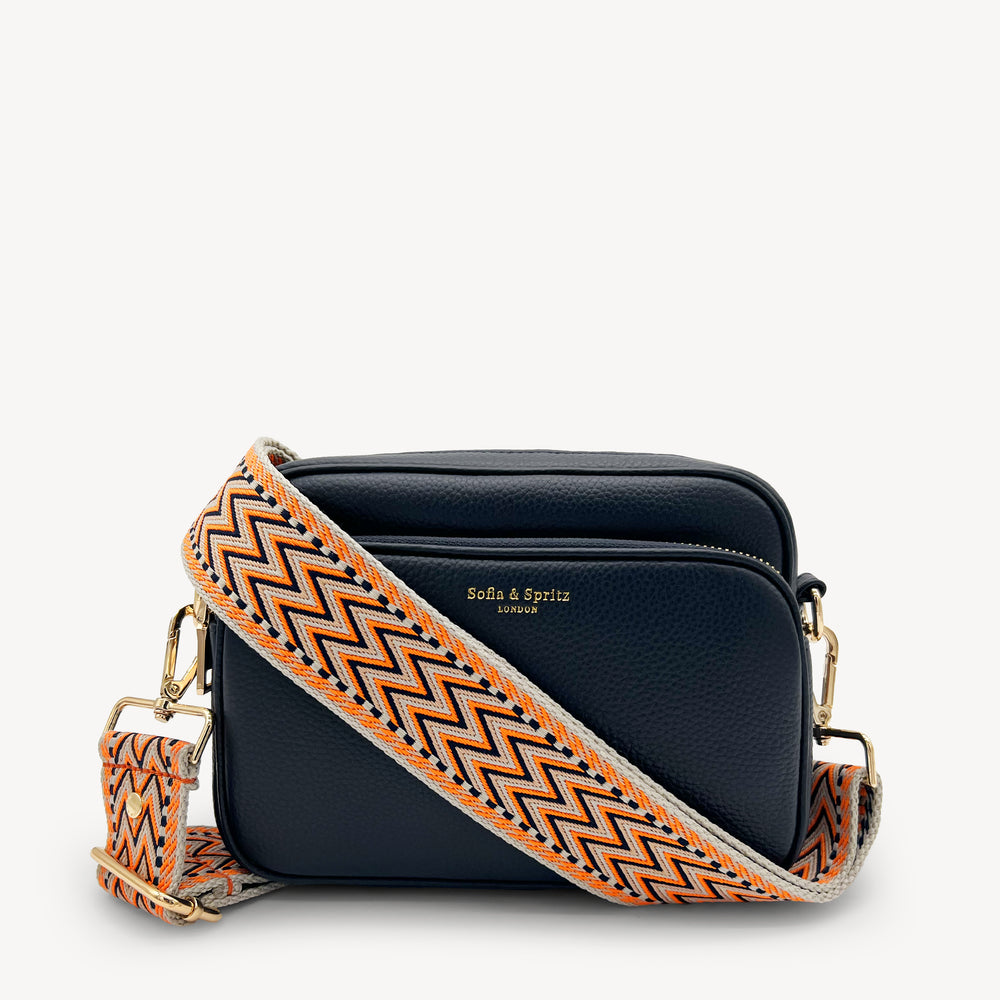 Orange, Black & Stone Aztec Strap thumbnail-image-45