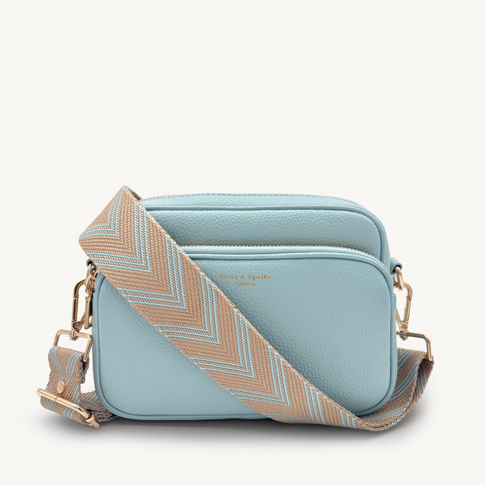 Pale Blue & Tan Arrow Strap thumbnail-image-41