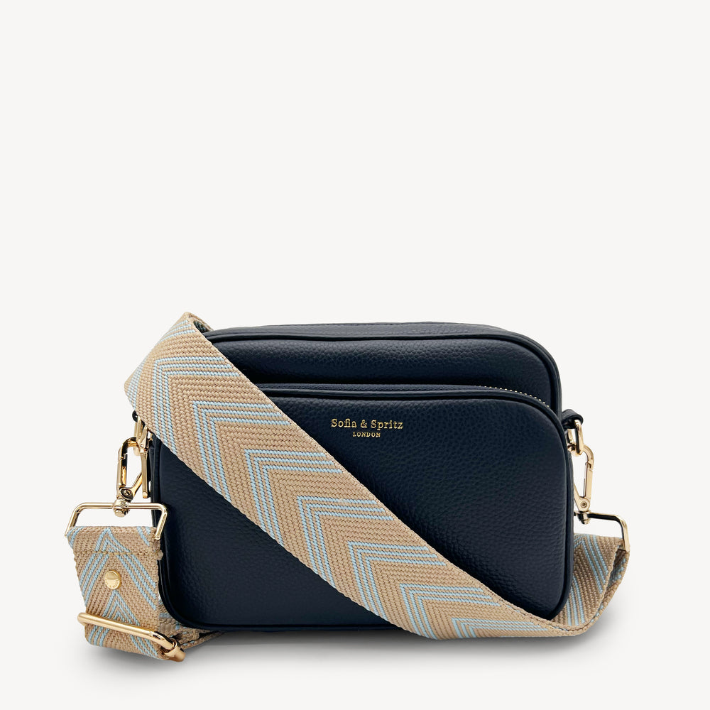 Pale Blue & Tan Arrow Strap thumbnail-image-31