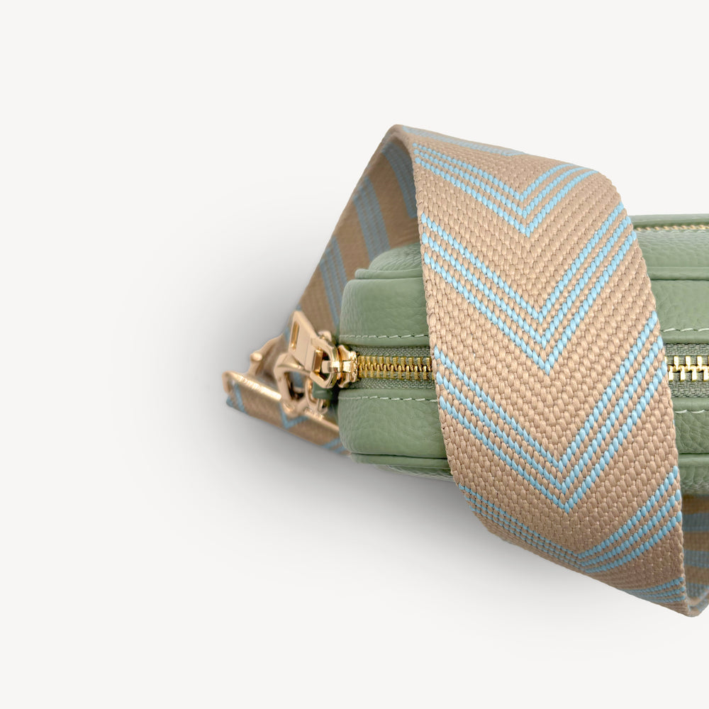 Pale Blue & Tan Arrow Strap thumbnail-image-24