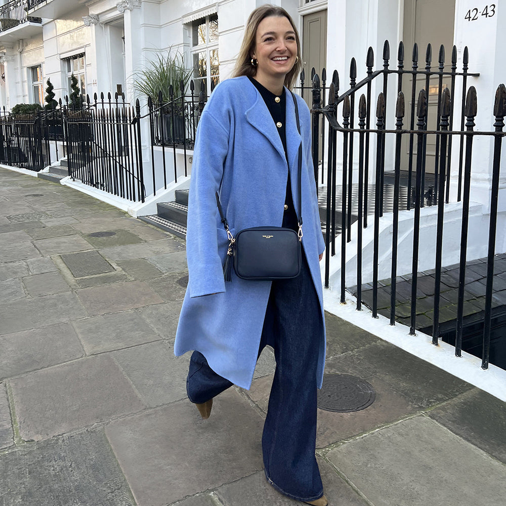 Lyla Crossbody Bag - Navy thumbnail-image-12