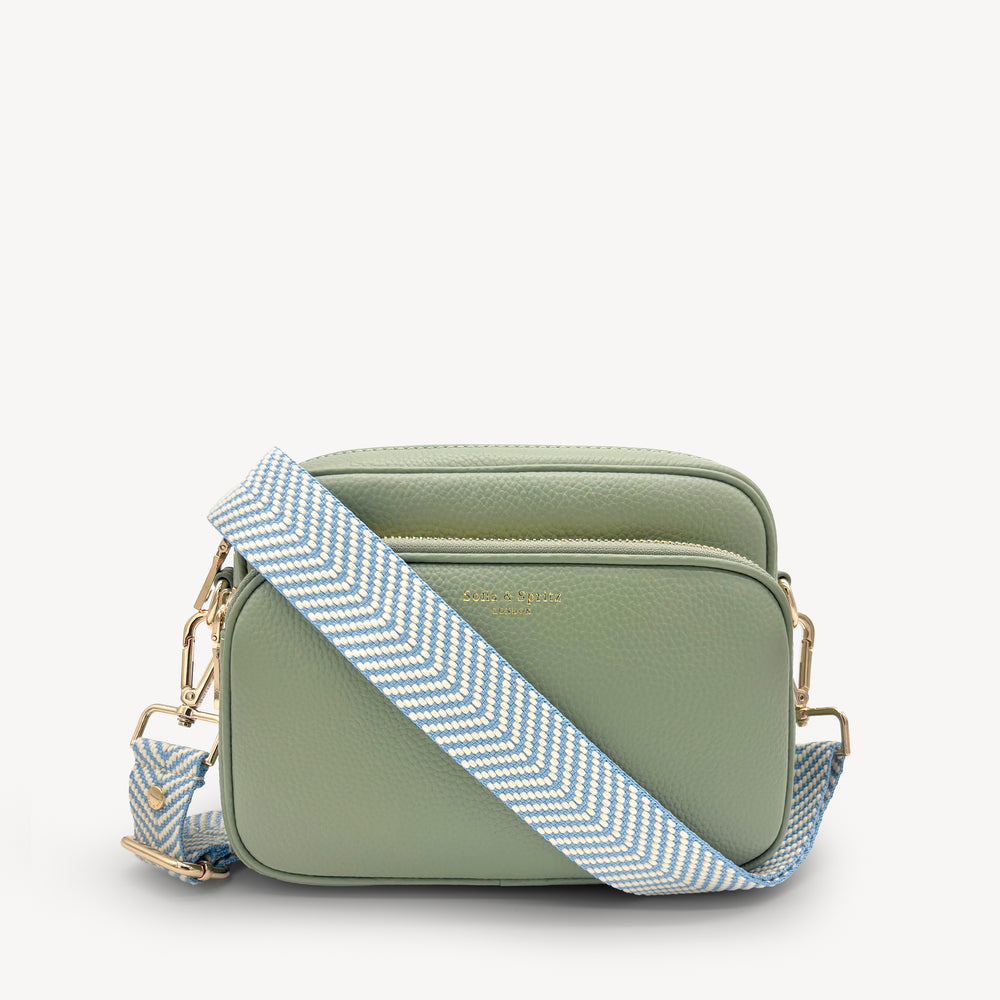 Sky Blue & White Chevron Strap thumbnail-image-41