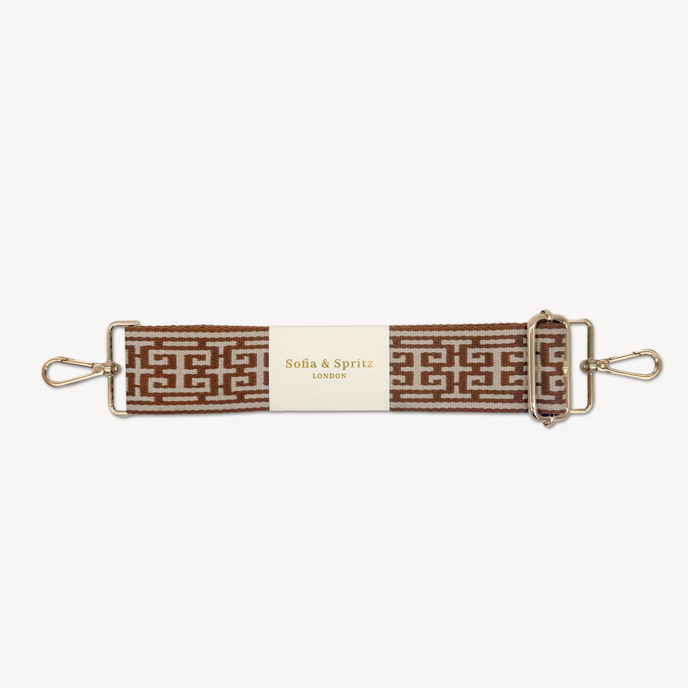 Tan & Stone Greek Strap thumbnail-image-2