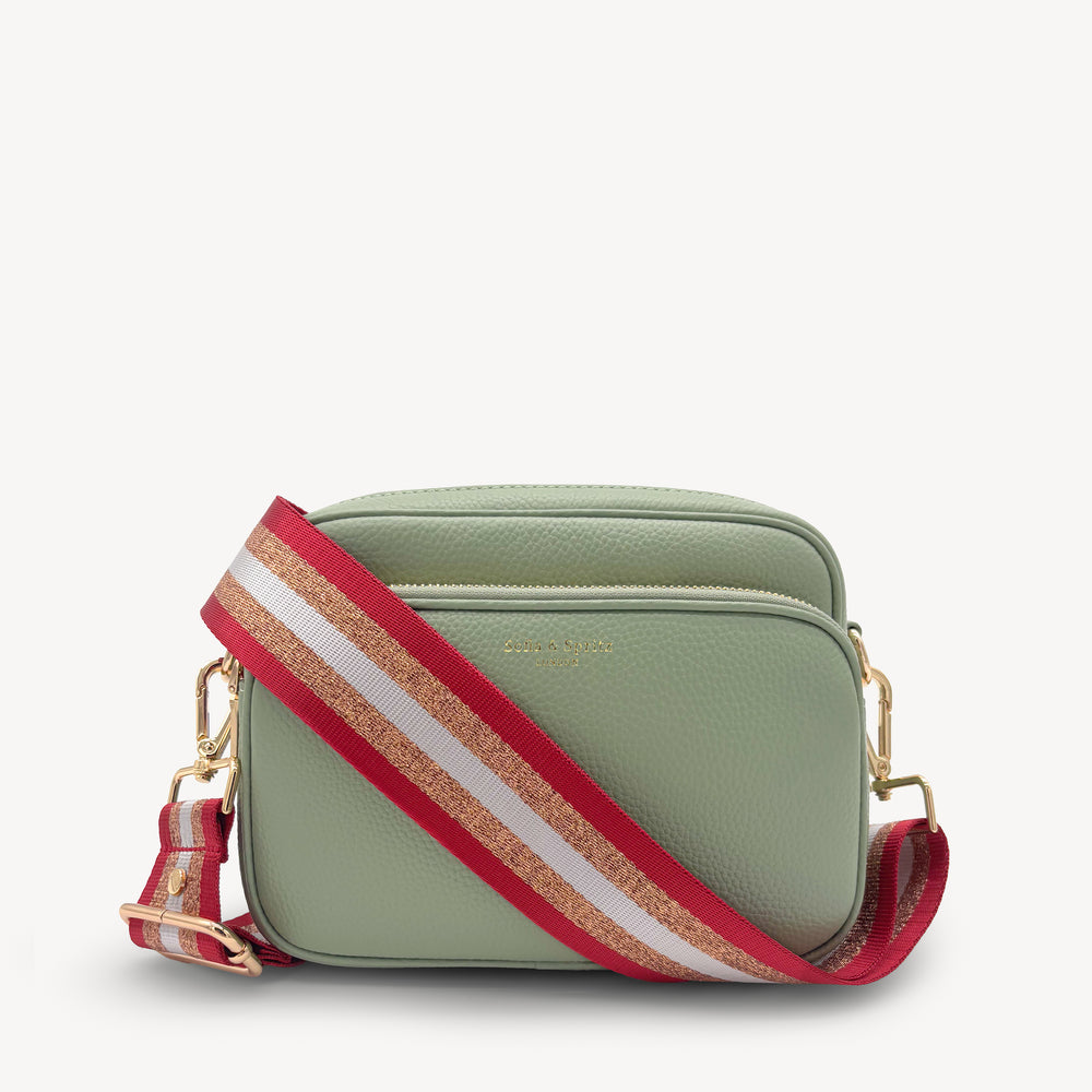 Red & Gold Glitter Stripe Strap thumbnail-image-44