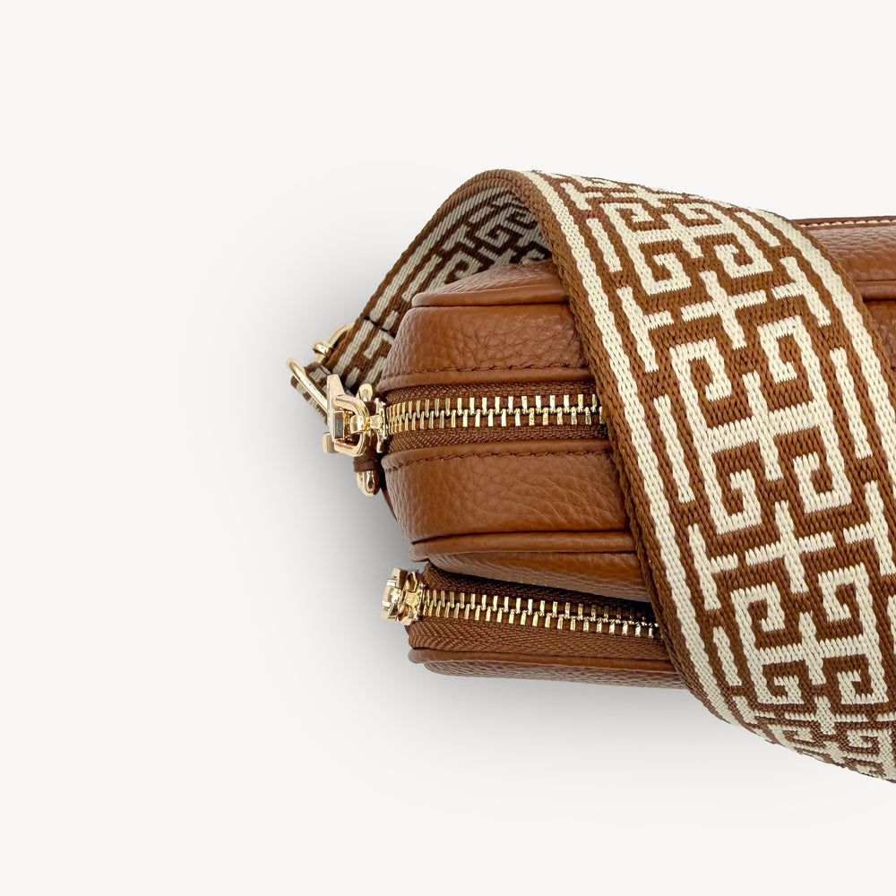 Tan & Stone Greek Strap thumbnail-image-4