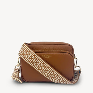 Tan & Stone Greek Strap thumbnail-image-3