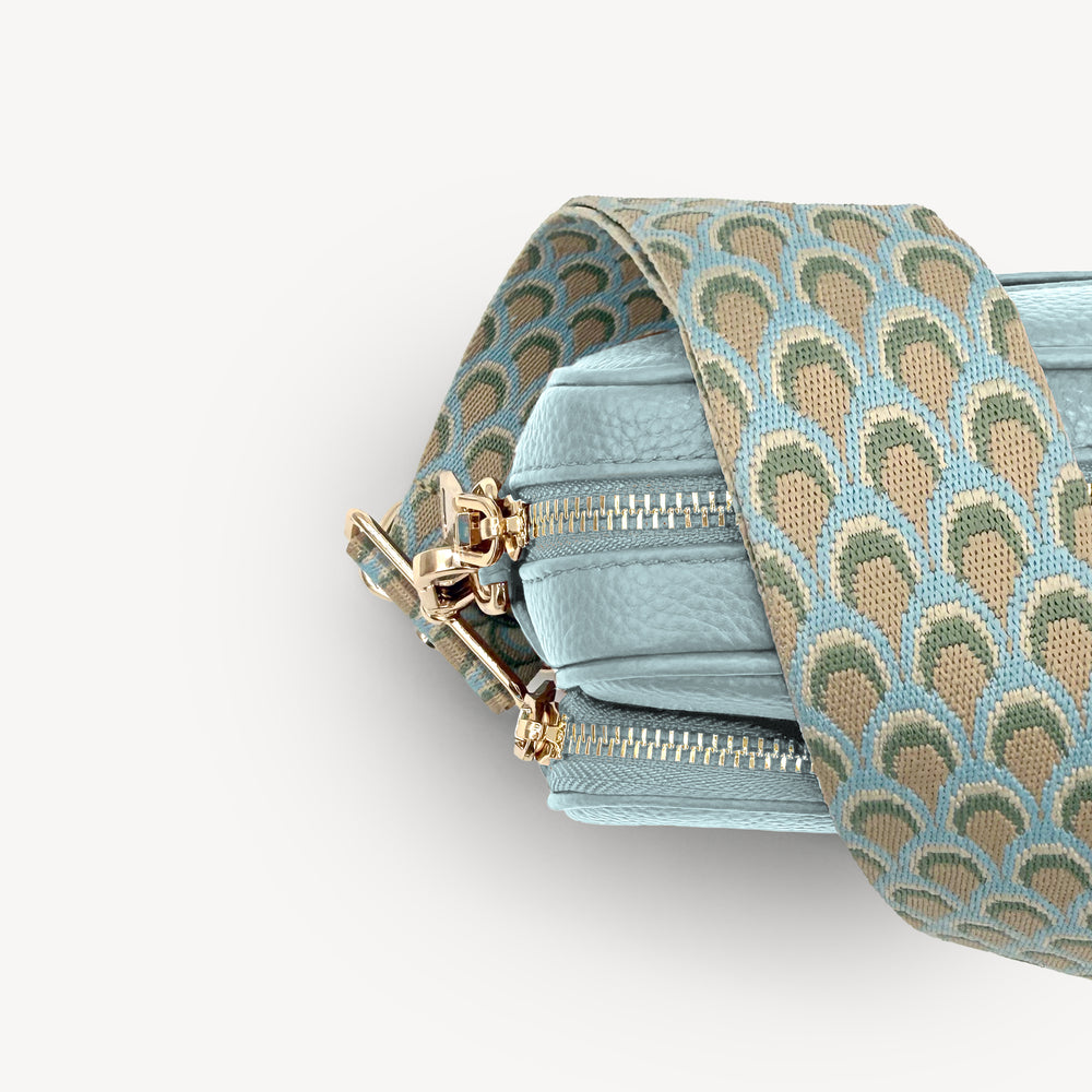 Sky Blue & Stone Peacock Strap thumbnail-image-4