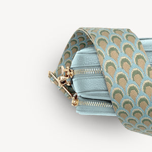 Sky Blue & Stone Peacock Strap thumbnail-image-4