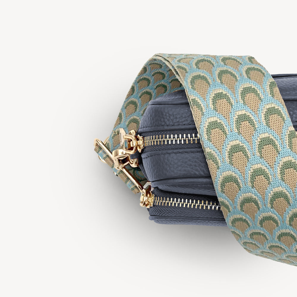 Sky Blue & Stone Peacock Strap thumbnail-image-14