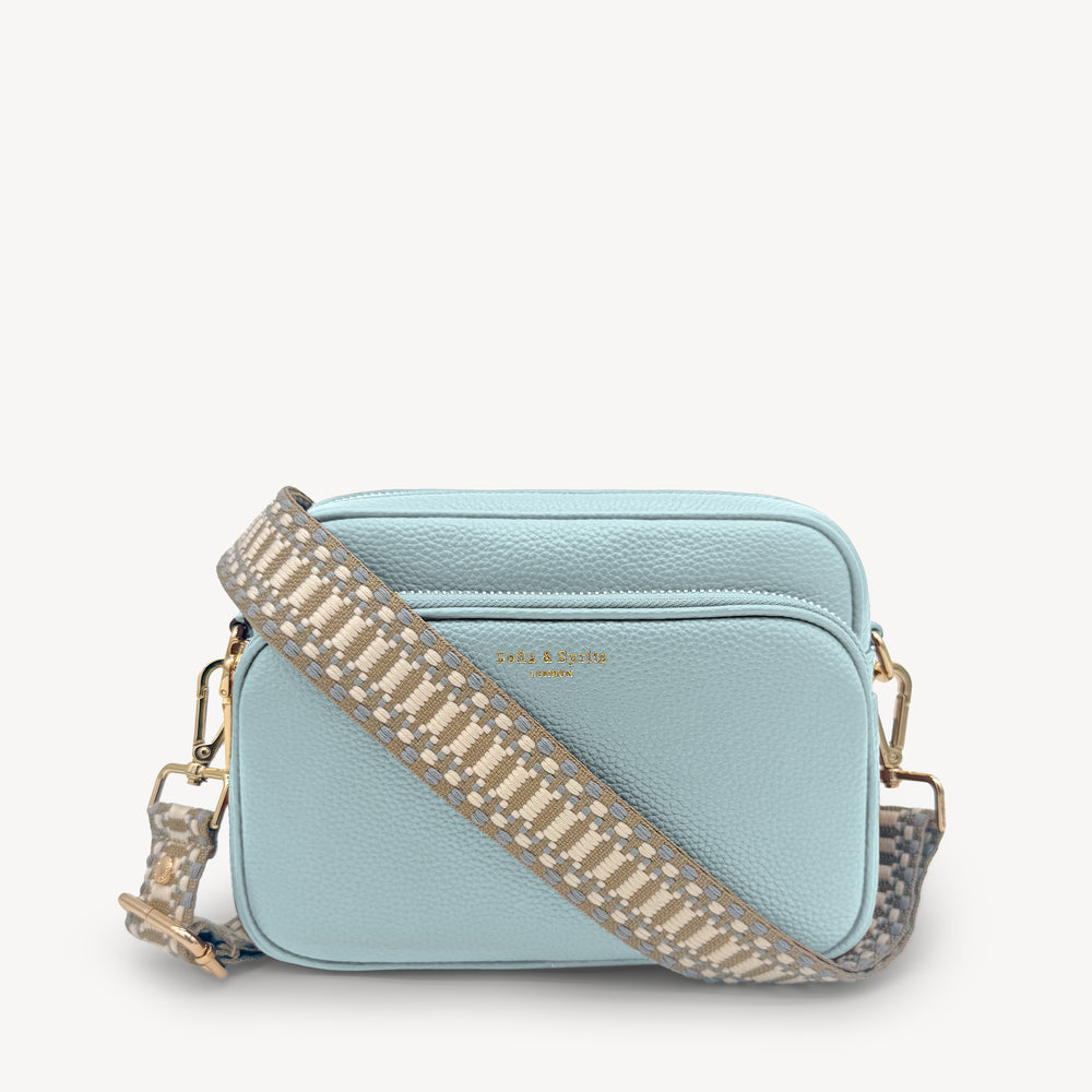 Taupe & White Stitch Strap thumbnail-image-23