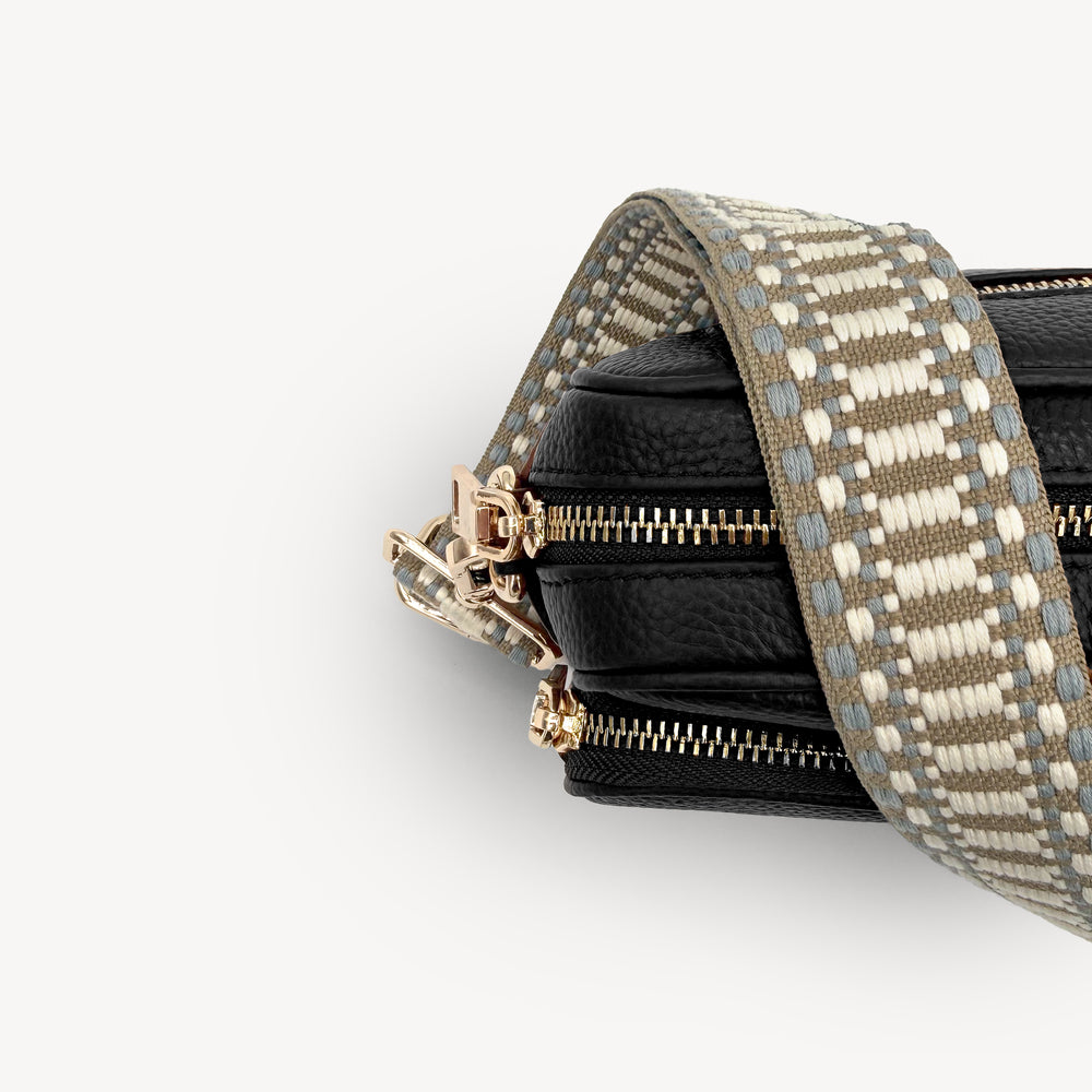 Taupe & White Stitch Strap thumbnail-image-6
