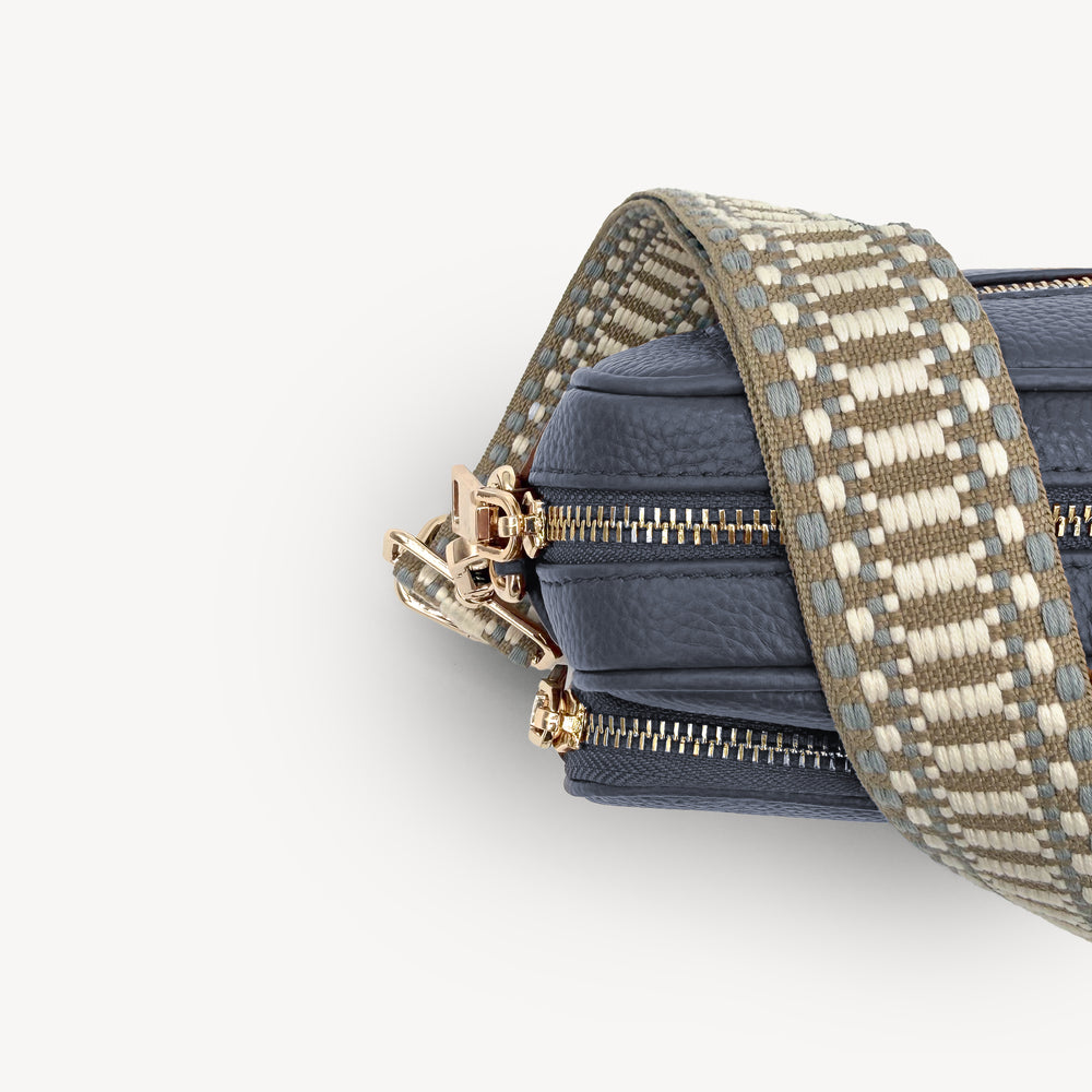 Taupe & White Stitch Strap thumbnail-image-22