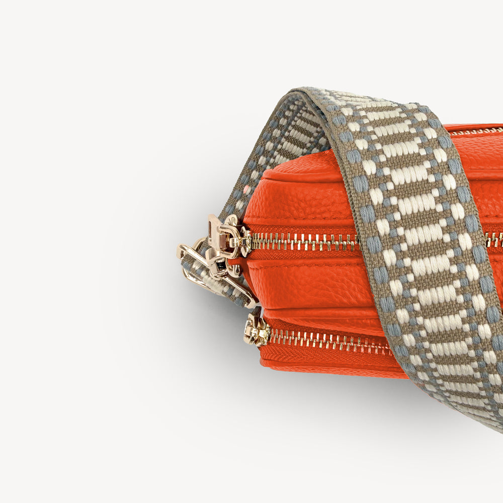 Taupe & White Stitch Strap thumbnail-image-16