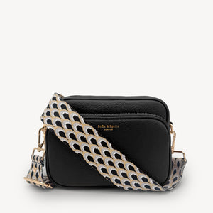 Black & Grey Peacock Strap thumbnail-image-3