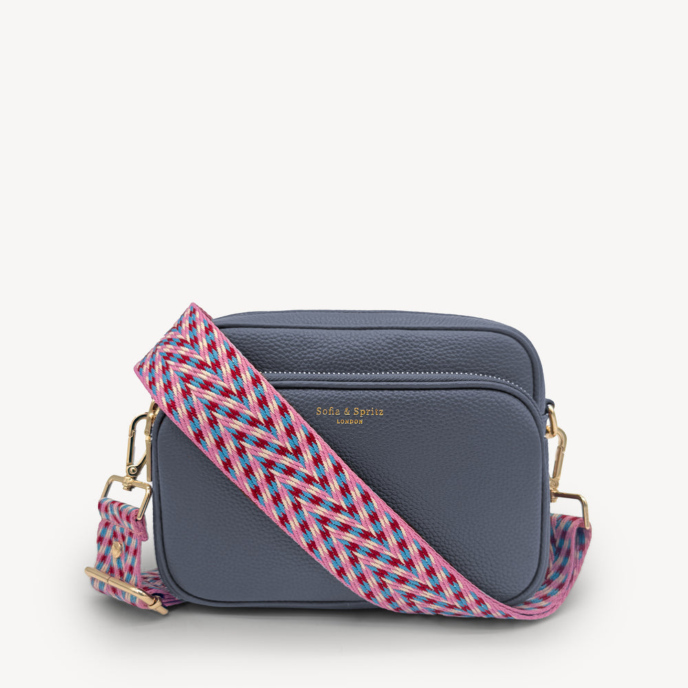 Pink & Blue Herringbone Strap thumbnail-image-7